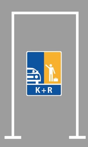 Parking kiss & ride P-18