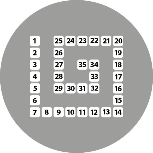 Czarnobiałe liczby 01