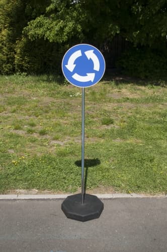 Mini znak drogowy przenośny - 1 szt. — zdjęcie 1