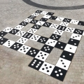 Klasy domino 01 - 360x360 cm - gra podwórkowa1