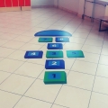 Klasy 3D Niebieskie 120x240 cm - gra korytarzowa4