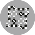 Klasy domino 01 - 360x360 cm - gra podwórkowa