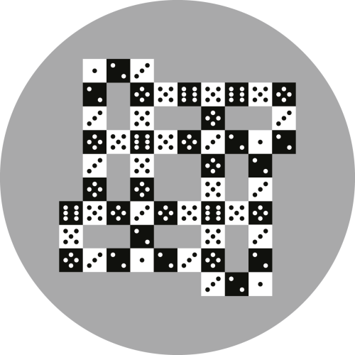 Klasy domino 01 - 360x360 cm - gra podwórkowa