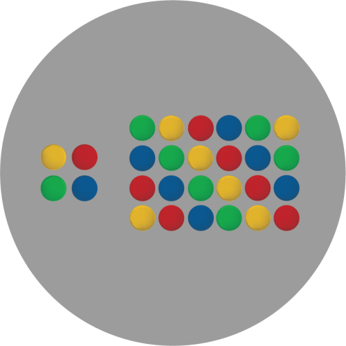 Twister 24+4 100x150 cm - gra korytarzowa