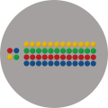 Twister 48+4 wersja 1 -  gra korytarzowa