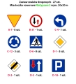Zestaw znaki drogowe - 27 szt.