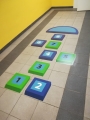 Klasy 3D Niebieskie 120x240 cm - gra korytarzowa6