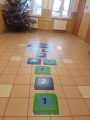 Klasy 3D Niebieskie 90x280 cm - gra korytarzowa7