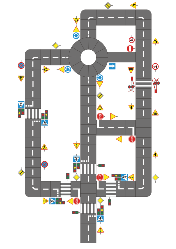 PROJEKT 6 - Miasteczko rowerowe mobilne 16x30m